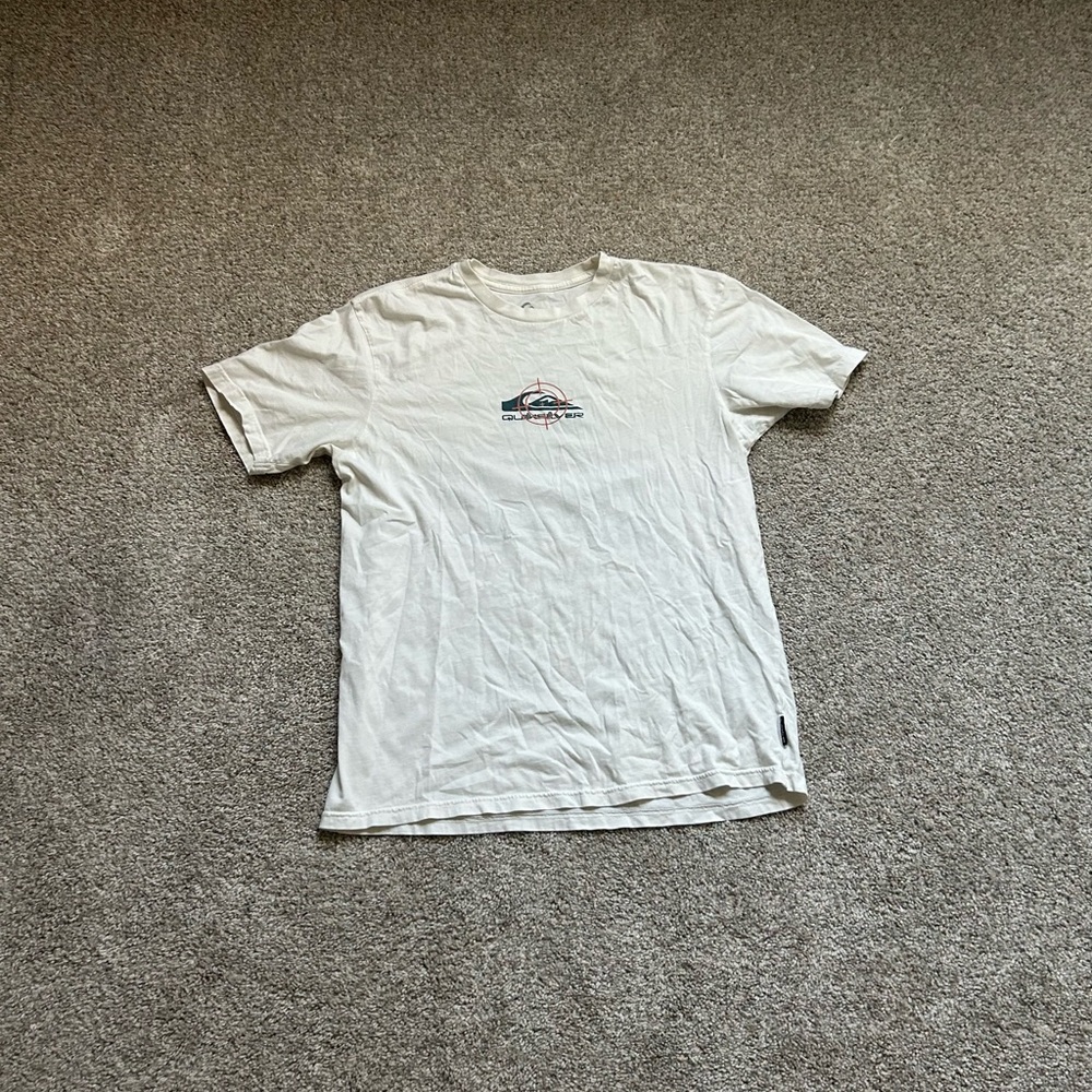 Quiksilver White Graphic Tee